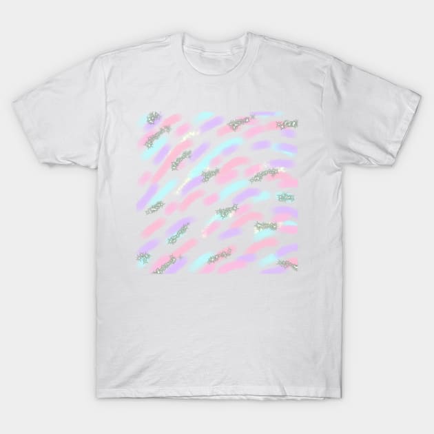 Colorful watercolor abstract glitter sparkle art T-Shirt by Artistic_st